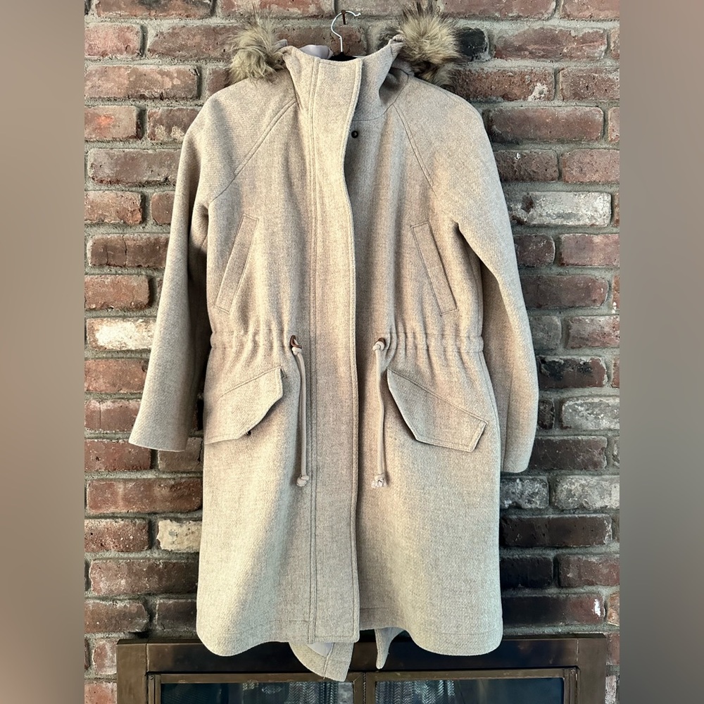 Madewell Vancouver Wool Parka - XS